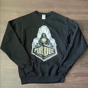 Port and Company Black Crew Neck Sweater